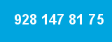 928 147 81 75 928 147 81 75